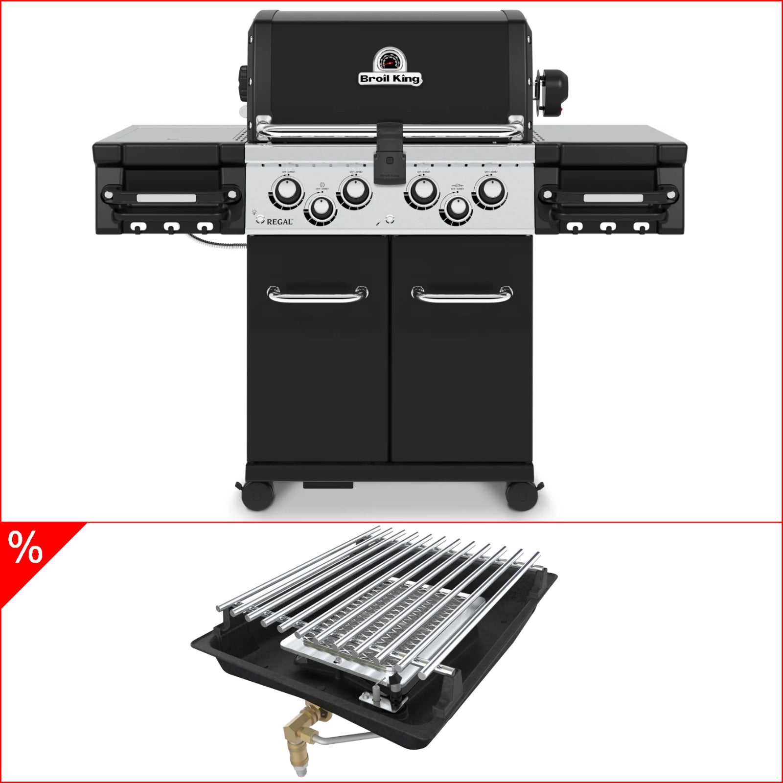 Broil King Regal 490 IR inkl. Drehspieß & Infrarotbrenner