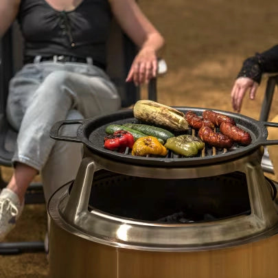 Solo Stove YUKON Gusseisen-Grillrost mit Aufsatz