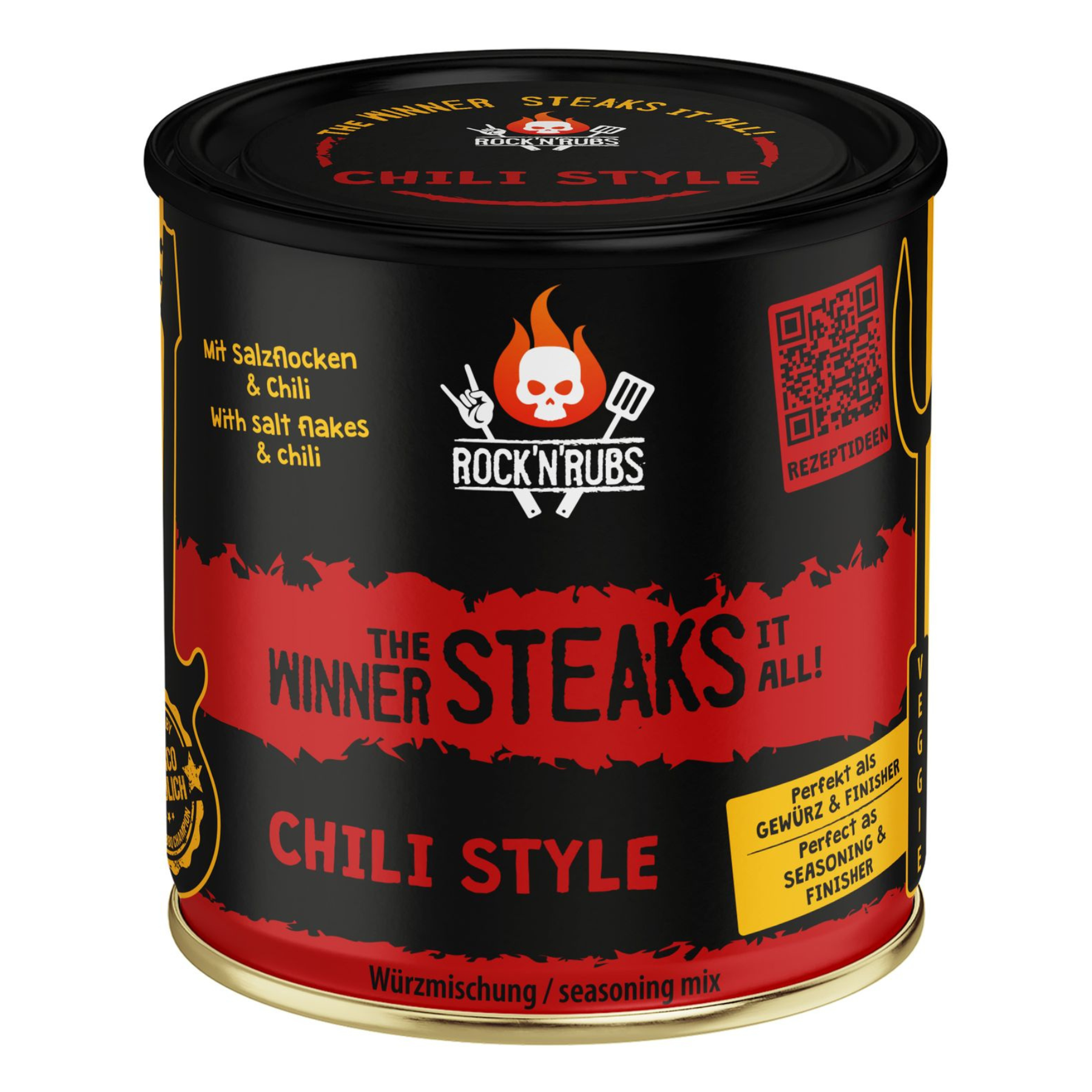 Rock 'n' Rubs The winner steaks it all Chili (140g) Gold Line