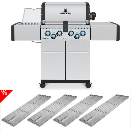 Broil King Regal S 490 inkl. Drehspieß inkl. 4 Edelstahlgussrosten