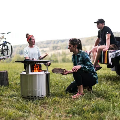 Solo Stove BONFIRE Gusseisen-Grillrost mit Aufsatz