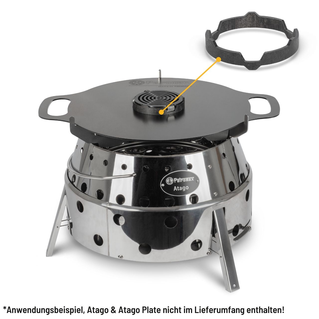 Petromax Kochaufsatz für Atago Grillplatte