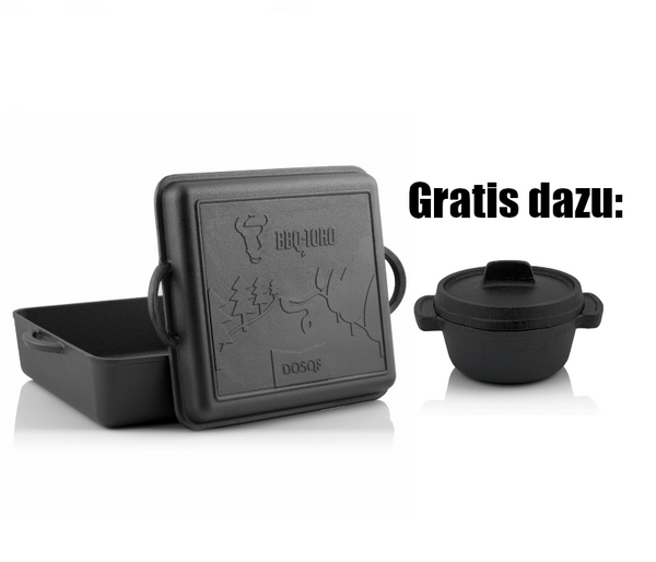 BBQ-Toro DOSQ4 Dutch Oven Bräter 5,5 Lt